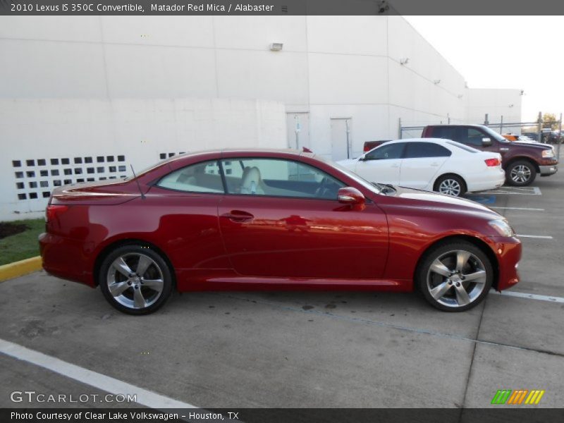 Matador Red Mica / Alabaster 2010 Lexus IS 350C Convertible