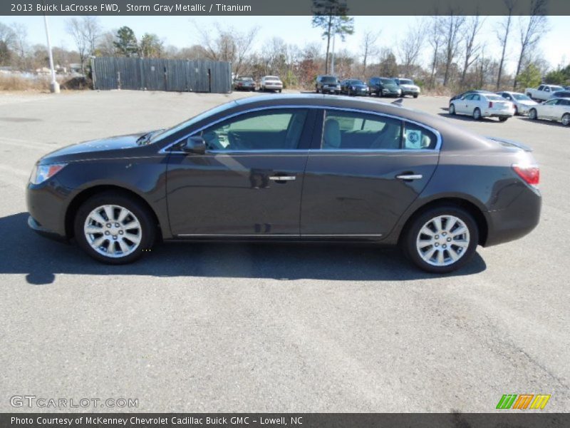 Storm Gray Metallic / Titanium 2013 Buick LaCrosse FWD