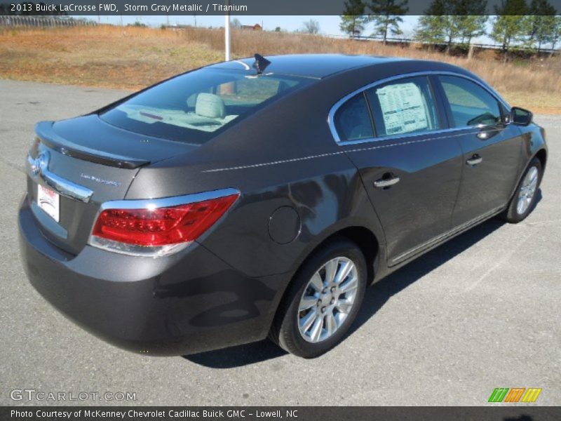 Storm Gray Metallic / Titanium 2013 Buick LaCrosse FWD