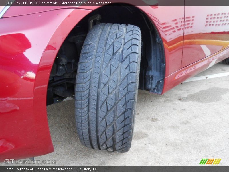 Matador Red Mica / Alabaster 2010 Lexus IS 350C Convertible