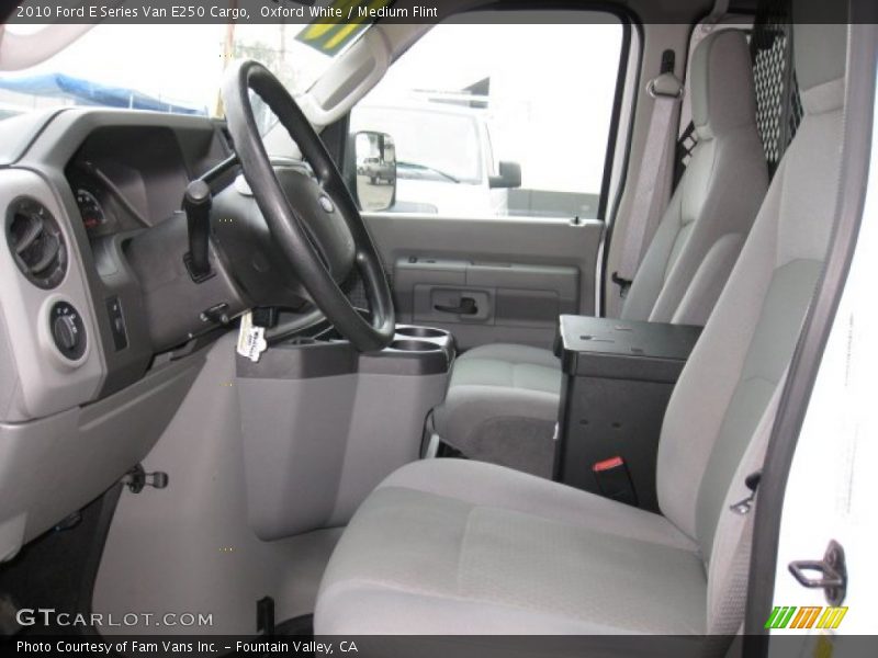 Oxford White / Medium Flint 2010 Ford E Series Van E250 Cargo