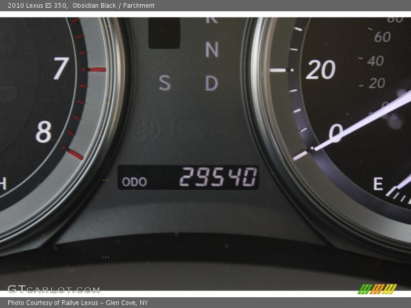 Obsidian Black / Parchment 2010 Lexus ES 350