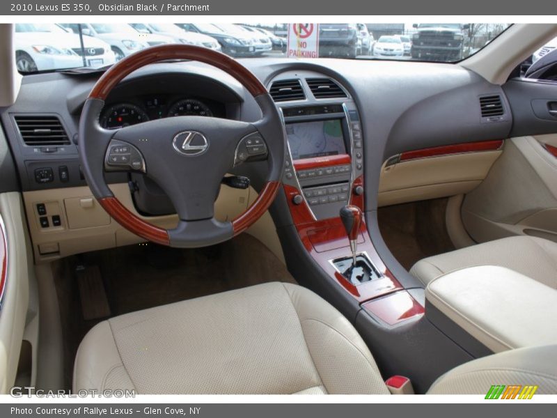 Obsidian Black / Parchment 2010 Lexus ES 350