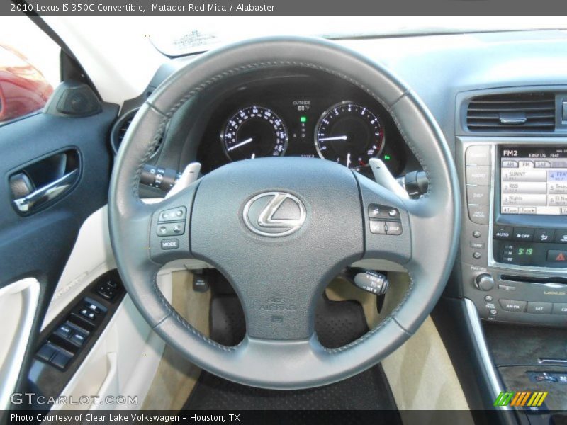 Matador Red Mica / Alabaster 2010 Lexus IS 350C Convertible