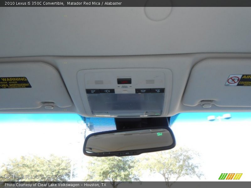 Matador Red Mica / Alabaster 2010 Lexus IS 350C Convertible