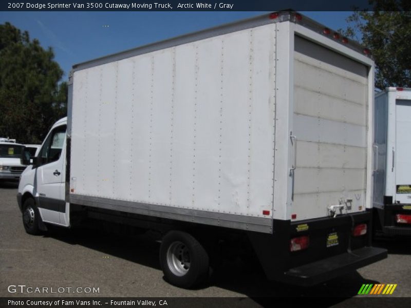 Arctic White / Gray 2007 Dodge Sprinter Van 3500 Cutaway Moving Truck