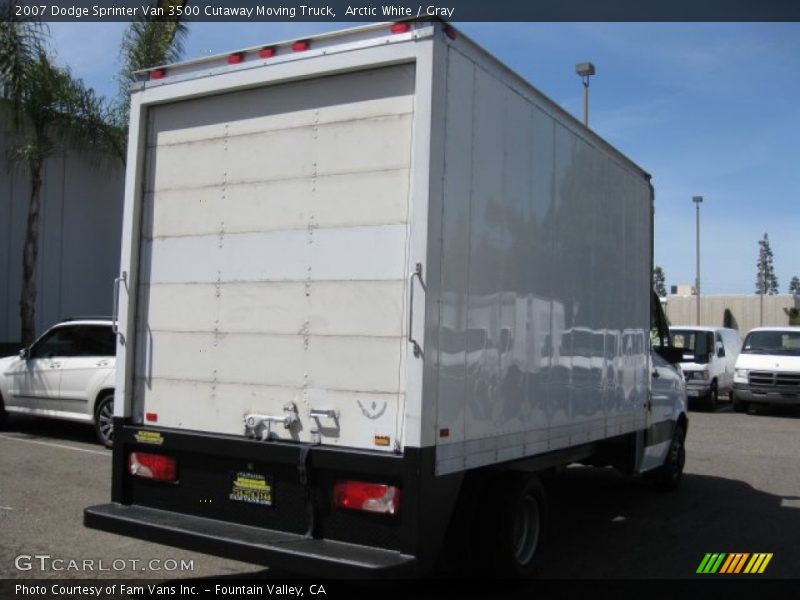 Arctic White / Gray 2007 Dodge Sprinter Van 3500 Cutaway Moving Truck