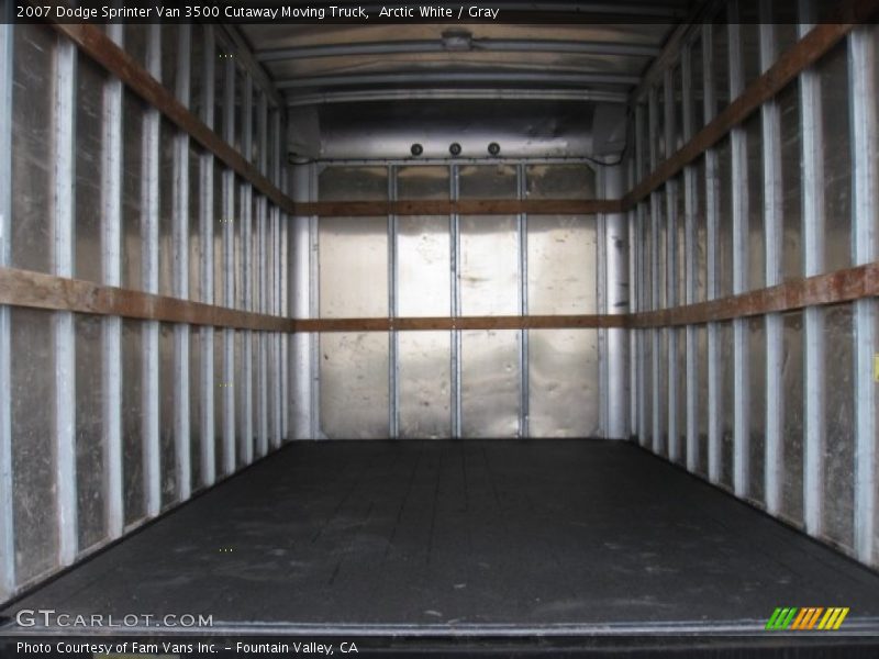 Arctic White / Gray 2007 Dodge Sprinter Van 3500 Cutaway Moving Truck