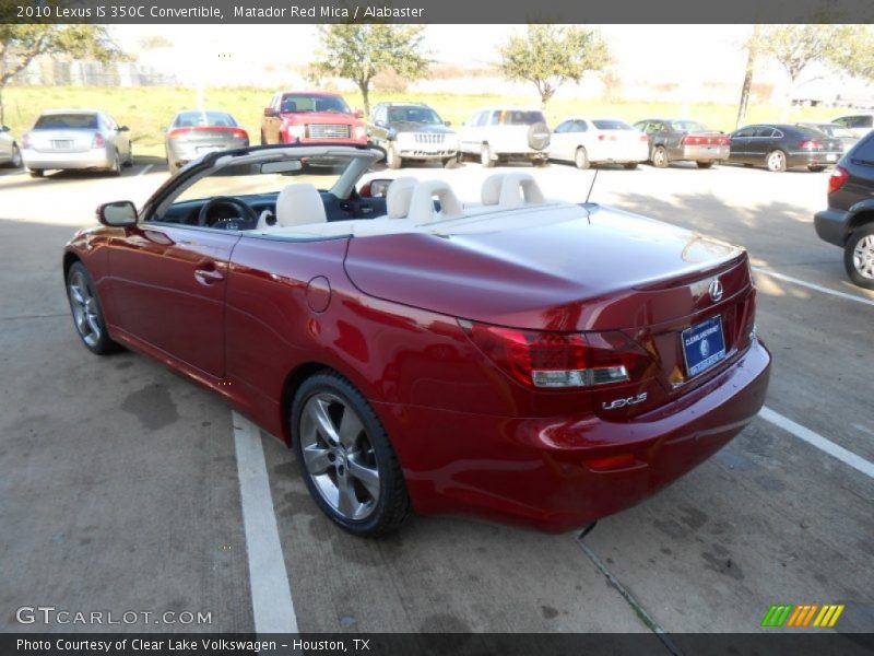 Matador Red Mica / Alabaster 2010 Lexus IS 350C Convertible