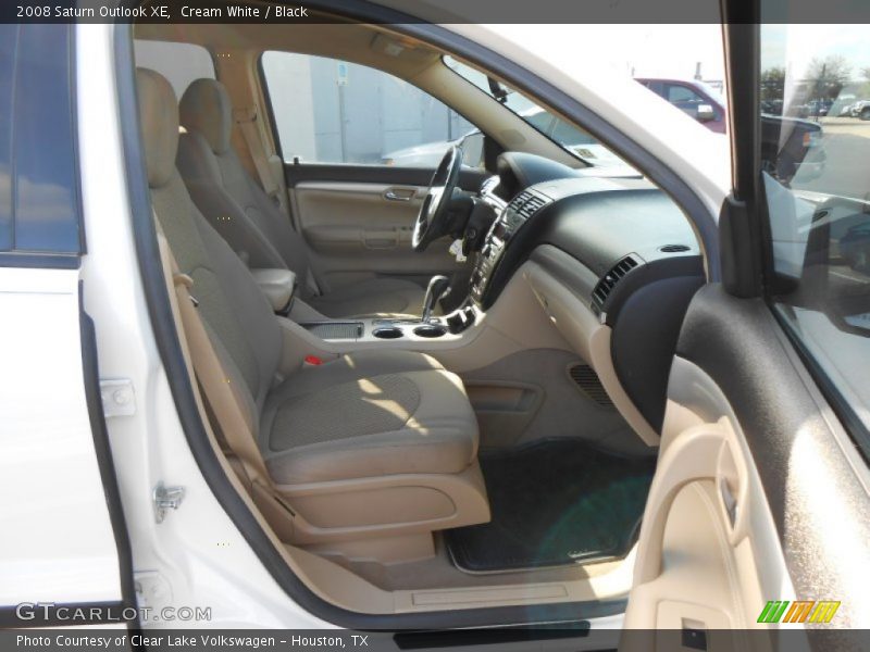  2008 Outlook XE Black Interior