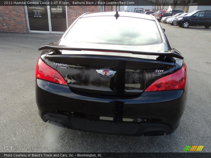 Bathurst Black / Black Leather/Red Cloth 2011 Hyundai Genesis Coupe 2.0T R Spec