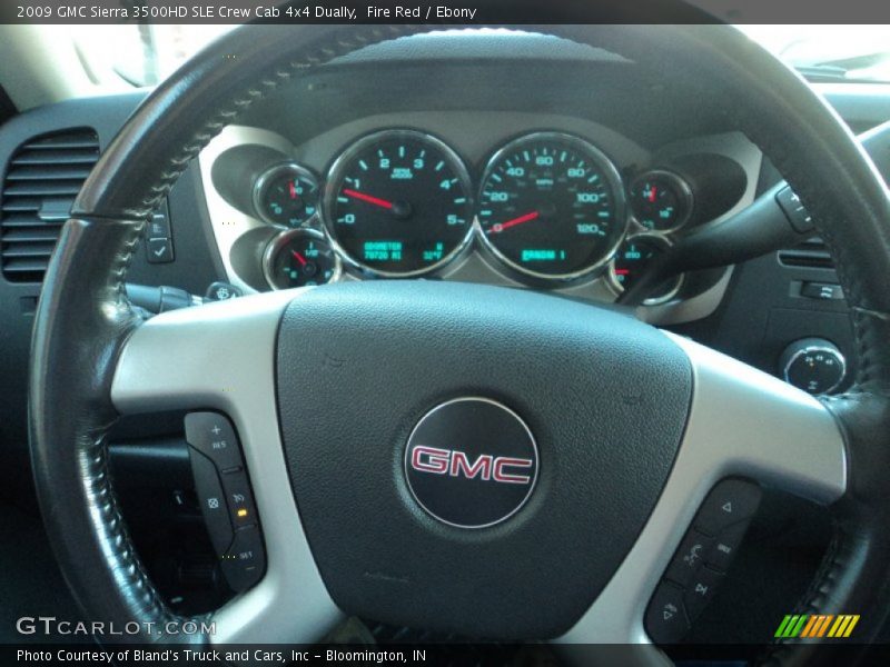 Fire Red / Ebony 2009 GMC Sierra 3500HD SLE Crew Cab 4x4 Dually