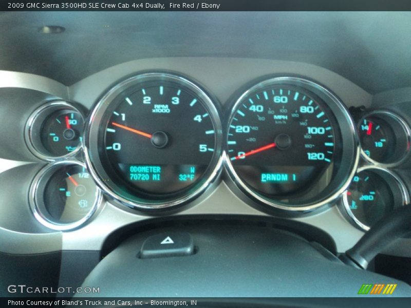 Fire Red / Ebony 2009 GMC Sierra 3500HD SLE Crew Cab 4x4 Dually