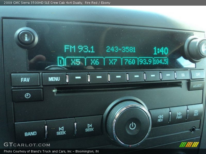 Fire Red / Ebony 2009 GMC Sierra 3500HD SLE Crew Cab 4x4 Dually