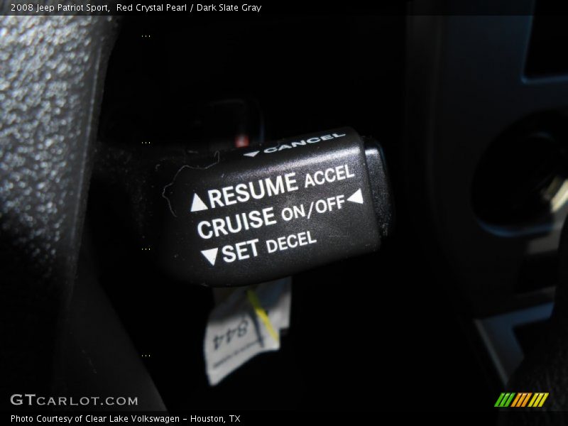 Red Crystal Pearl / Dark Slate Gray 2008 Jeep Patriot Sport