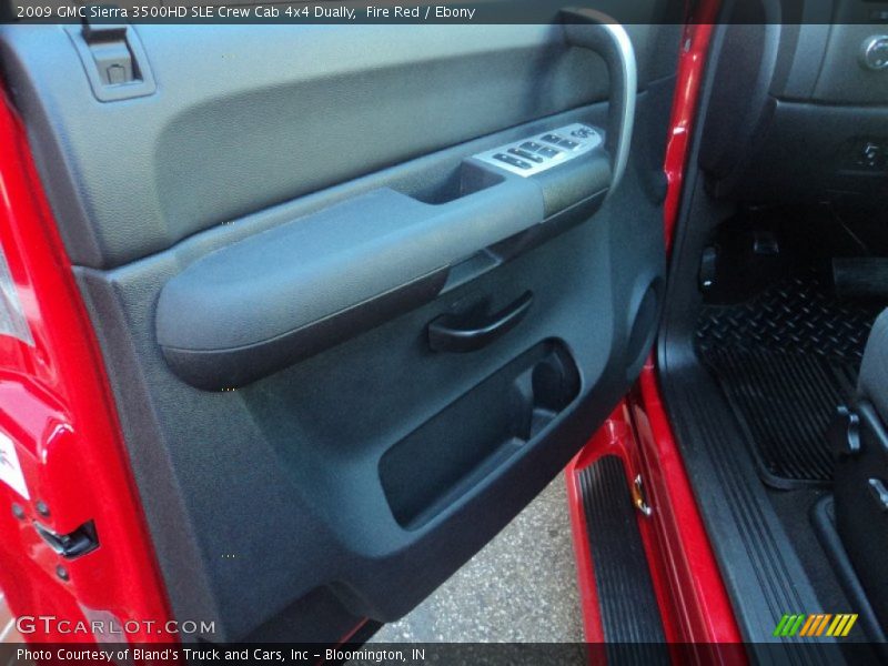 Fire Red / Ebony 2009 GMC Sierra 3500HD SLE Crew Cab 4x4 Dually