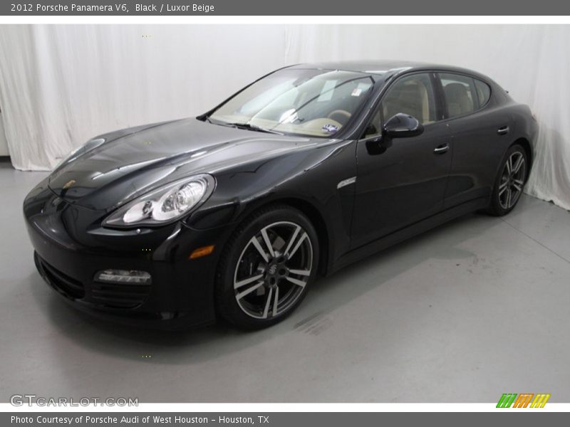 Black / Luxor Beige 2012 Porsche Panamera V6
