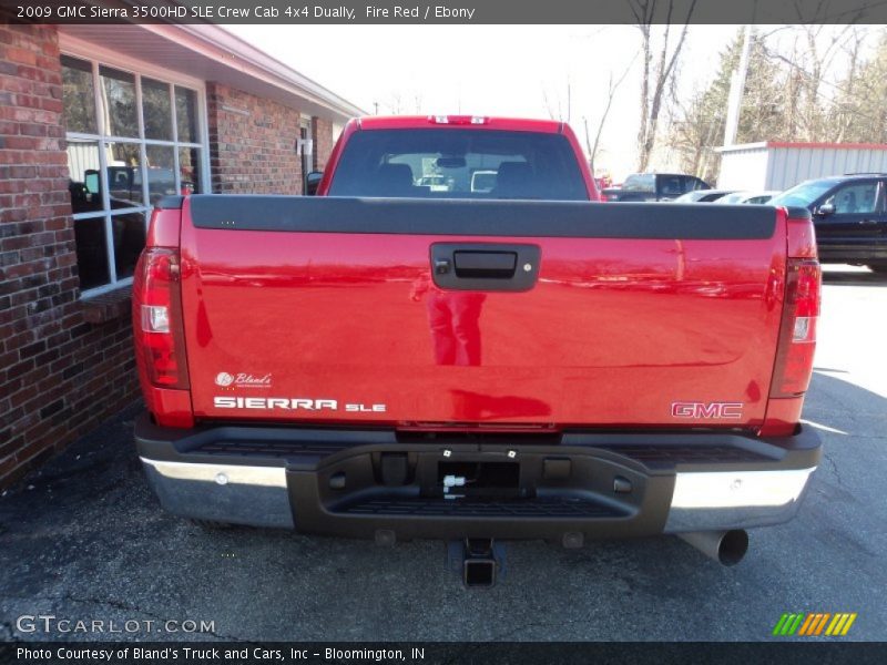 Fire Red / Ebony 2009 GMC Sierra 3500HD SLE Crew Cab 4x4 Dually