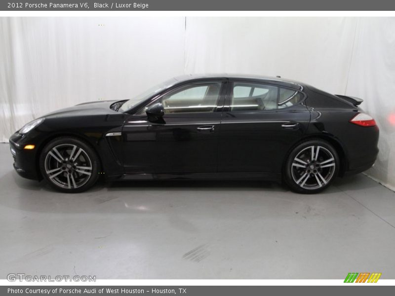 Black / Luxor Beige 2012 Porsche Panamera V6