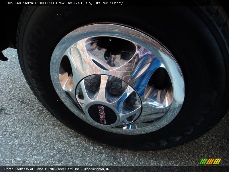 Fire Red / Ebony 2009 GMC Sierra 3500HD SLE Crew Cab 4x4 Dually