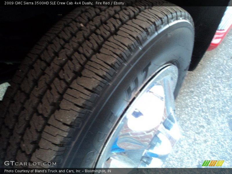 Fire Red / Ebony 2009 GMC Sierra 3500HD SLE Crew Cab 4x4 Dually
