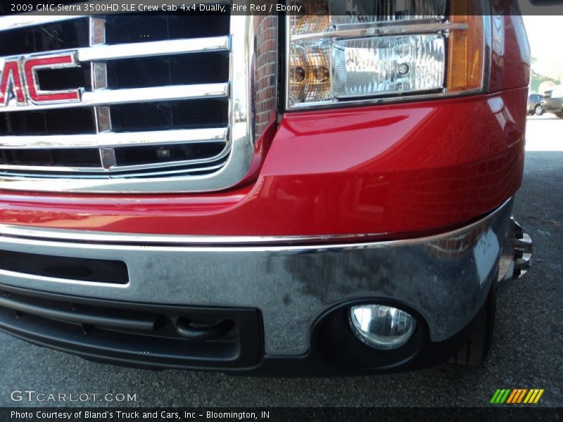 Fire Red / Ebony 2009 GMC Sierra 3500HD SLE Crew Cab 4x4 Dually
