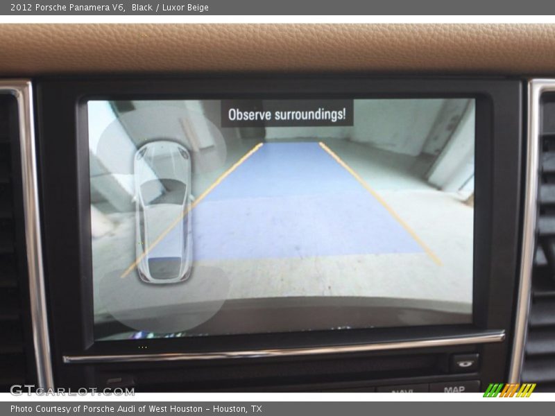 Black / Luxor Beige 2012 Porsche Panamera V6