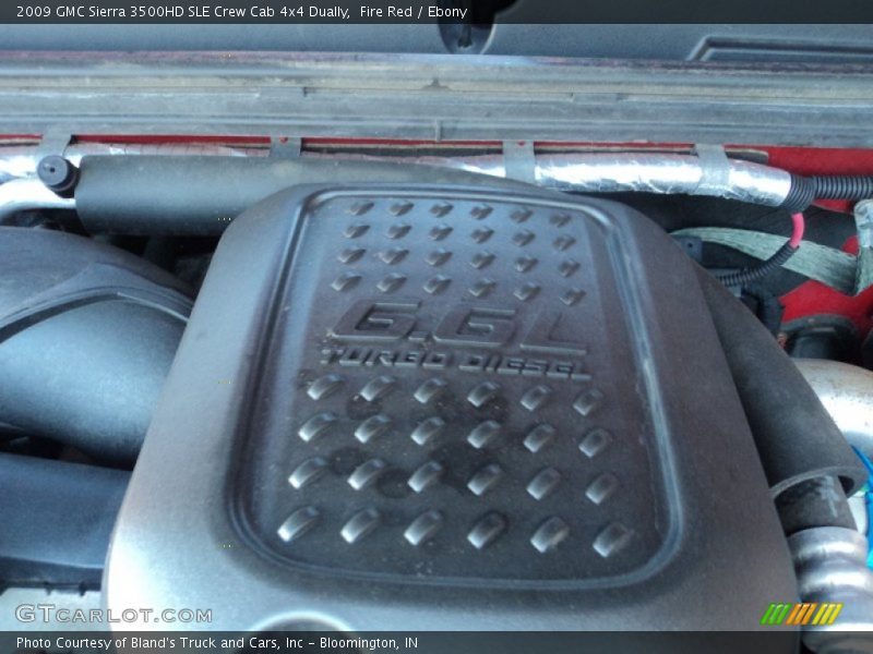 Fire Red / Ebony 2009 GMC Sierra 3500HD SLE Crew Cab 4x4 Dually