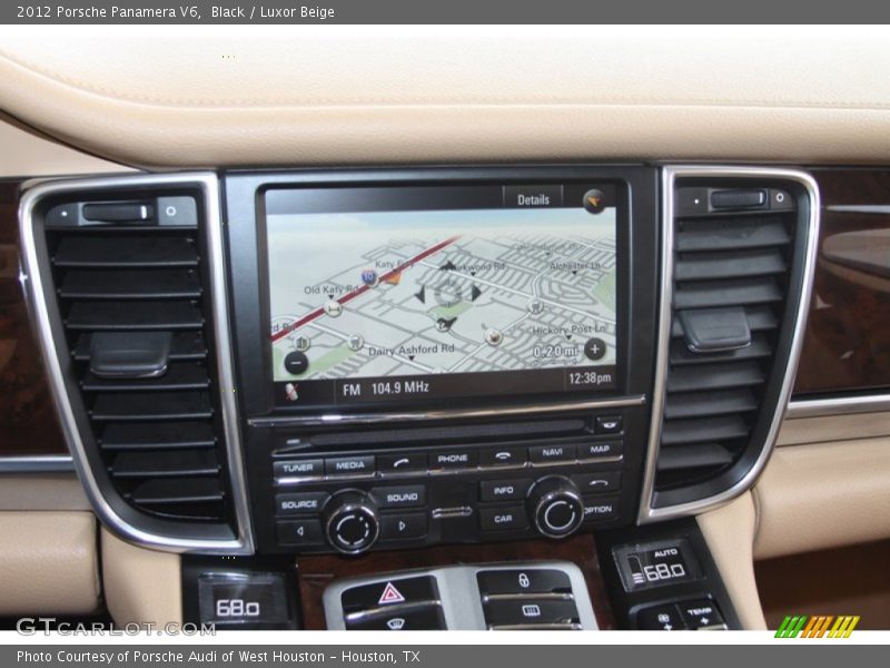 Navigation of 2012 Panamera V6