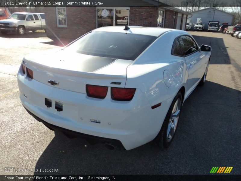 Summit White / Gray 2011 Chevrolet Camaro SS Coupe