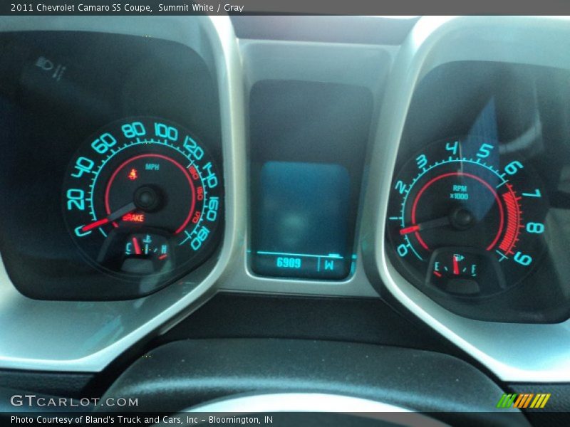 Summit White / Gray 2011 Chevrolet Camaro SS Coupe