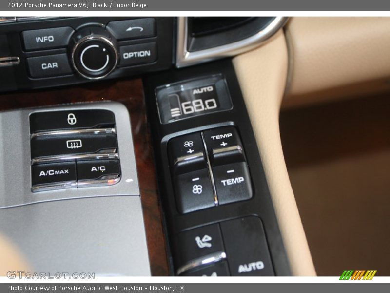 Controls of 2012 Panamera V6