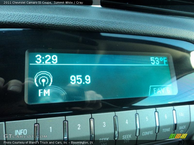 Summit White / Gray 2011 Chevrolet Camaro SS Coupe