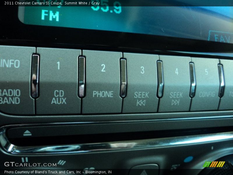 Summit White / Gray 2011 Chevrolet Camaro SS Coupe
