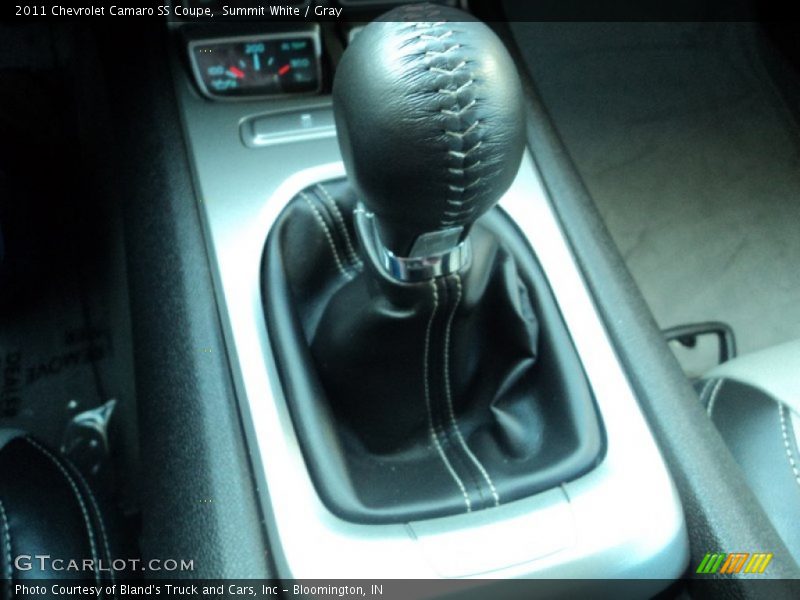 Summit White / Gray 2011 Chevrolet Camaro SS Coupe