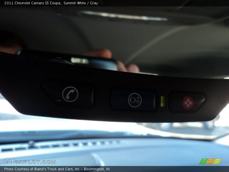 Summit White / Gray 2011 Chevrolet Camaro SS Coupe