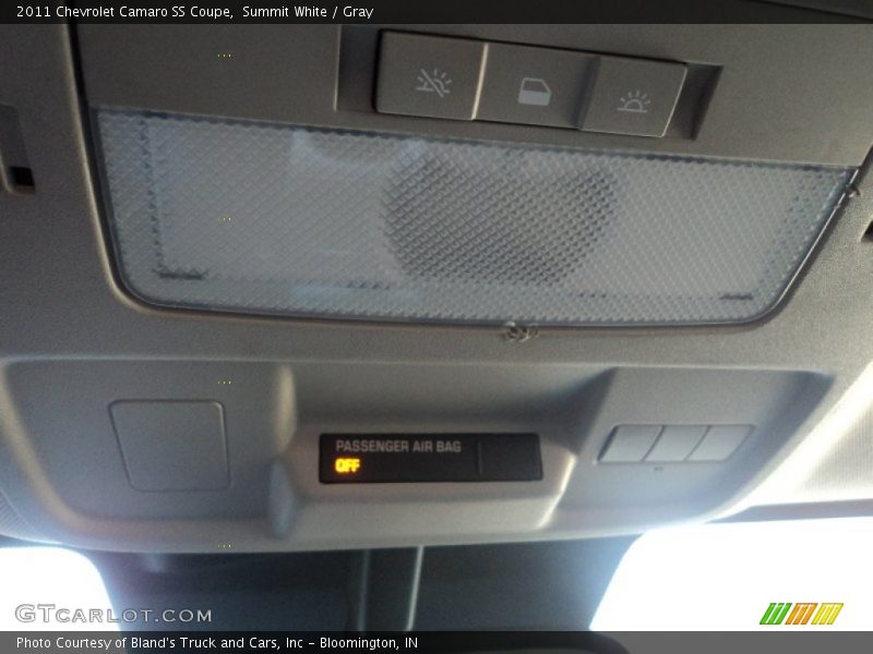 Summit White / Gray 2011 Chevrolet Camaro SS Coupe