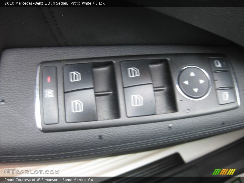 Arctic White / Black 2010 Mercedes-Benz E 350 Sedan