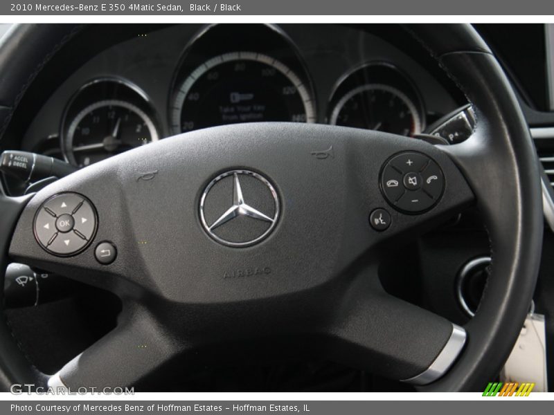 Black / Black 2010 Mercedes-Benz E 350 4Matic Sedan