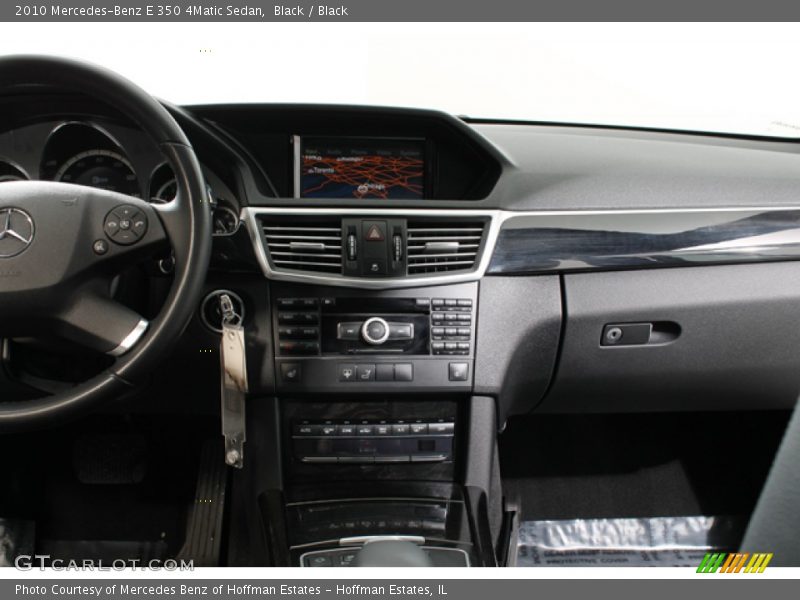 Black / Black 2010 Mercedes-Benz E 350 4Matic Sedan