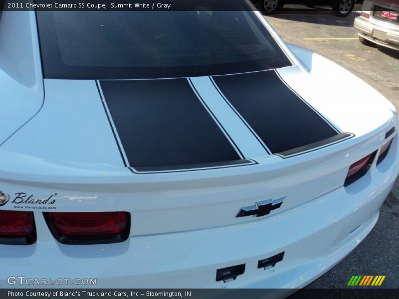 Summit White / Gray 2011 Chevrolet Camaro SS Coupe