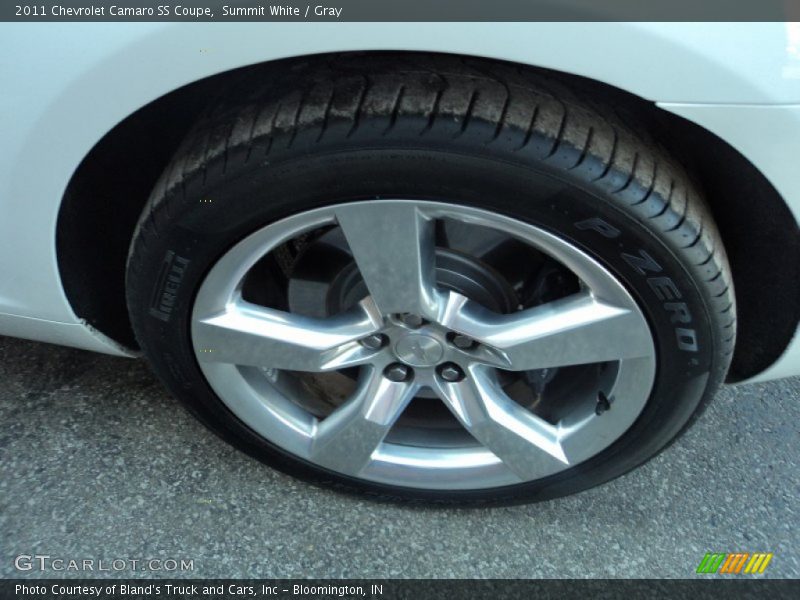 Summit White / Gray 2011 Chevrolet Camaro SS Coupe