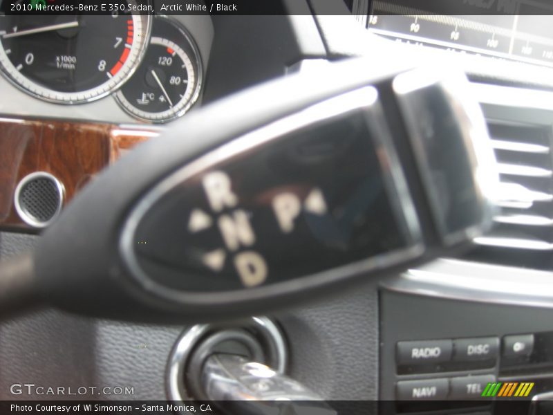 Arctic White / Black 2010 Mercedes-Benz E 350 Sedan