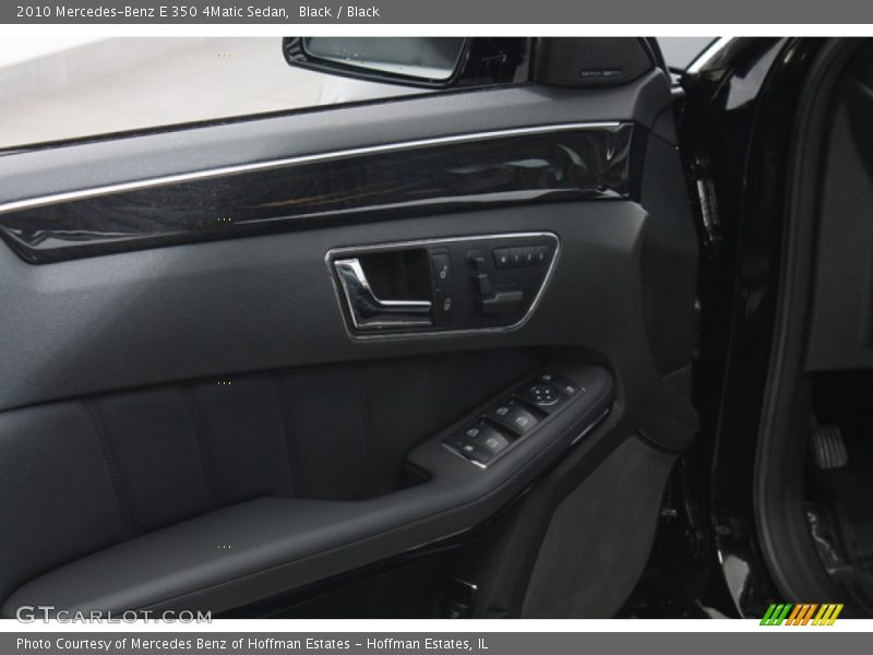 Black / Black 2010 Mercedes-Benz E 350 4Matic Sedan