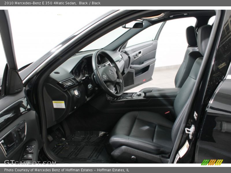 Black / Black 2010 Mercedes-Benz E 350 4Matic Sedan