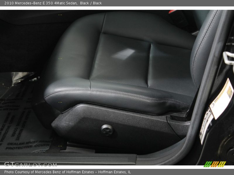 Black / Black 2010 Mercedes-Benz E 350 4Matic Sedan