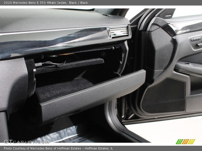Black / Black 2010 Mercedes-Benz E 350 4Matic Sedan