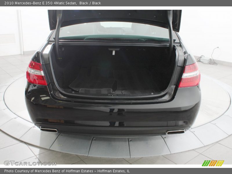 Black / Black 2010 Mercedes-Benz E 350 4Matic Sedan