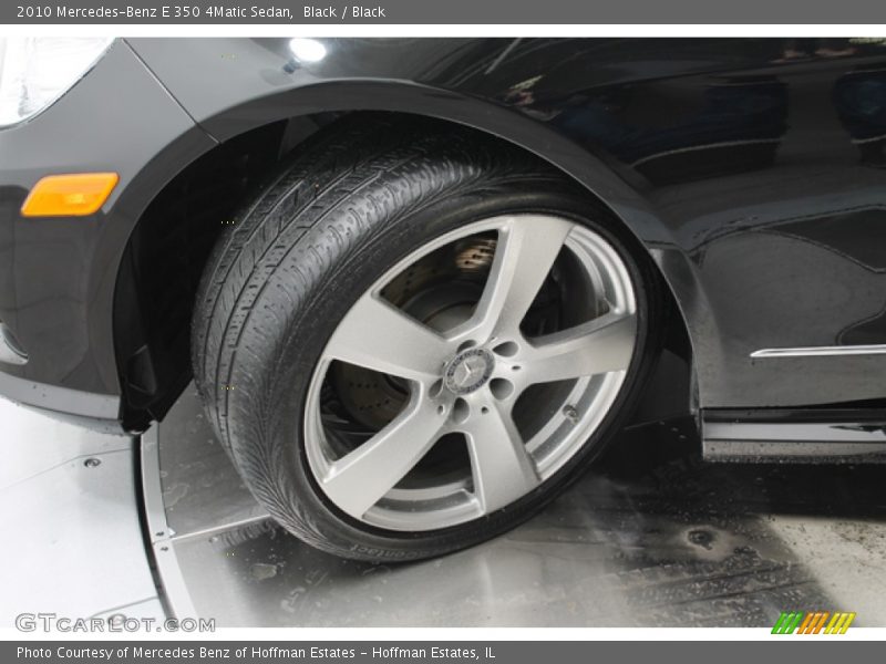 Black / Black 2010 Mercedes-Benz E 350 4Matic Sedan