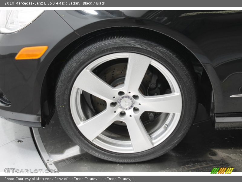 Black / Black 2010 Mercedes-Benz E 350 4Matic Sedan